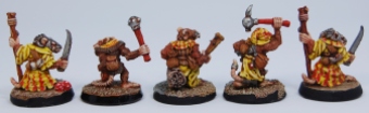 Mordheim Skaven Clan Scrutens clubs and daggers rear